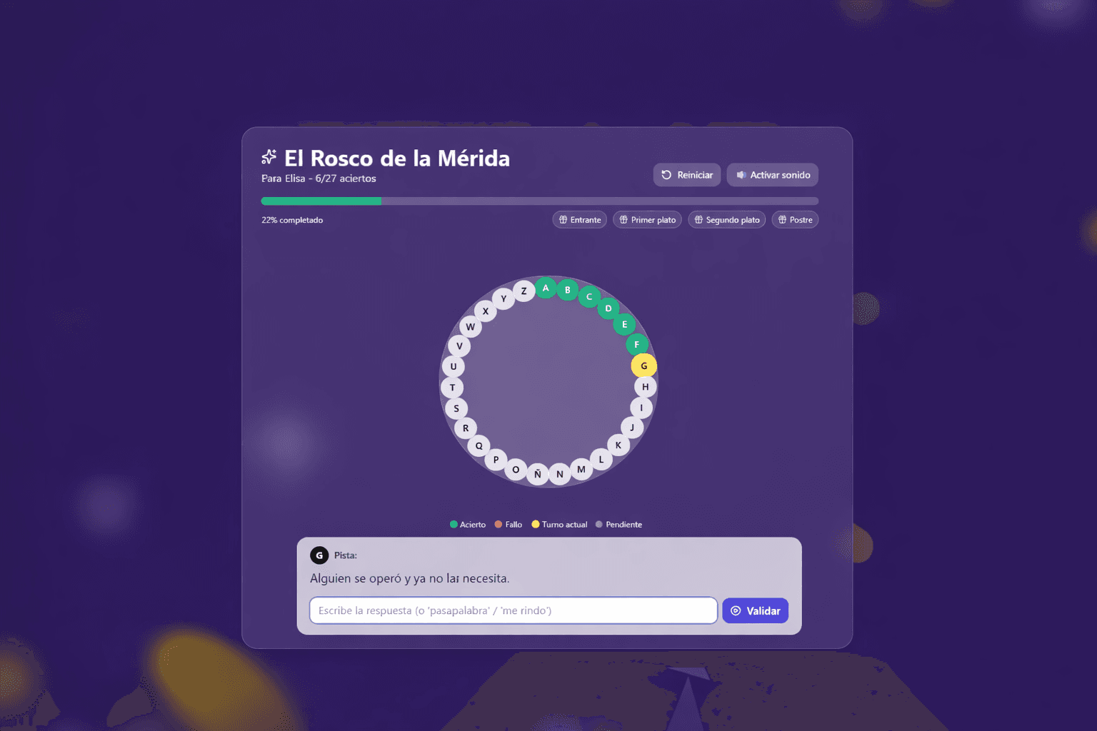 Resolviendo preguntas